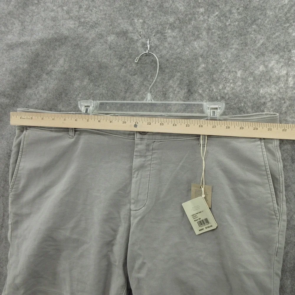 Faherty Men's Chino Shorts 42 Iron Cotton Blend Stretch Terry 7